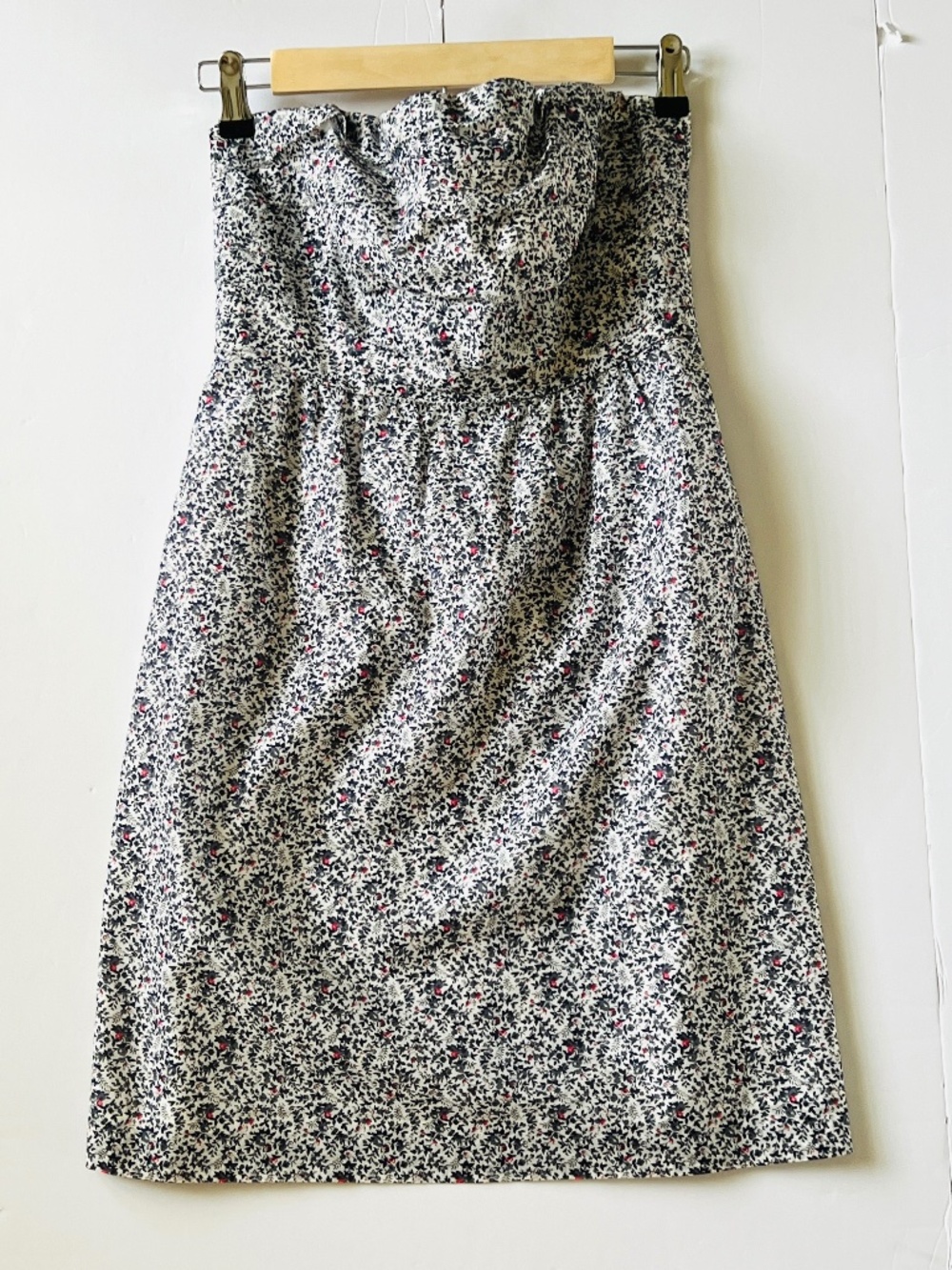 J. Crew strapless liberty dress size 0
